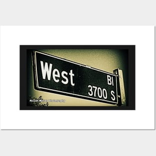 West Boulevard, Los Angeles, California by Mistah Wilson Posters and Art